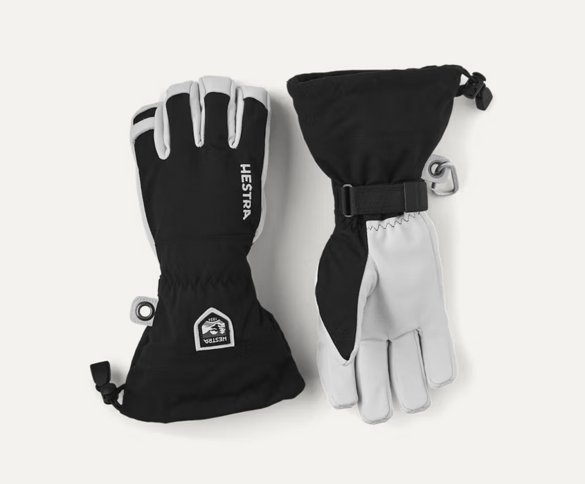 Army Leather Heli Ski 5-finger handschoen