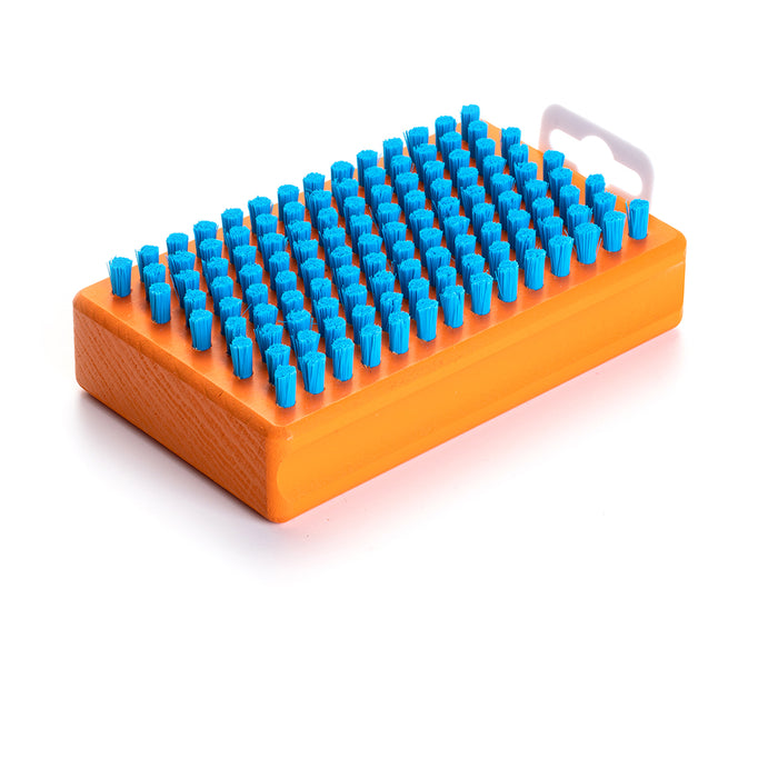 Carrot Rechthoekige Borstel Fijn Nylon Blauw